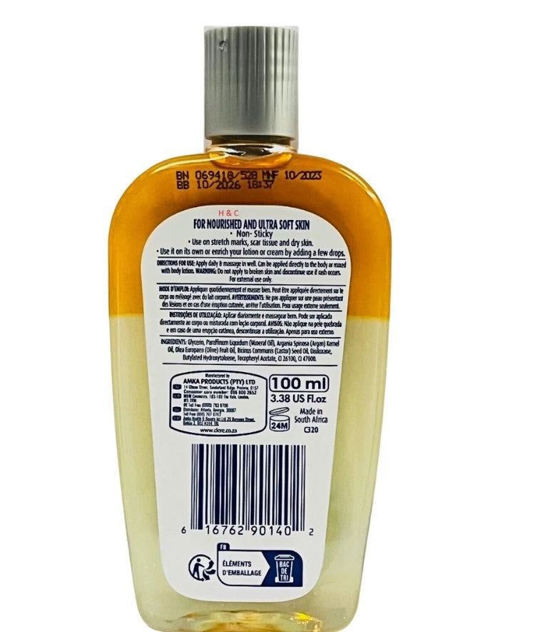 CLERE - Skincare Oil - Pure Glycerine and Tissue Oil for Skin Types - 100ML
