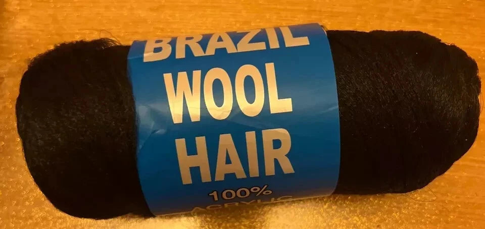 Brazilian Wool Hair Yarn For Braids Twist Faux Locks & Knitting