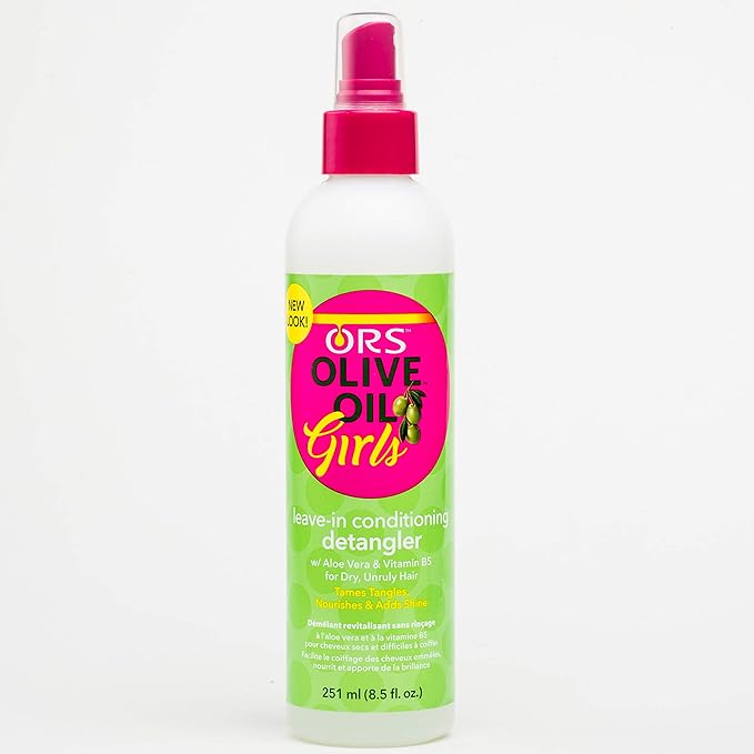 ORS Olive Oil Girls Leave-In Conditioning Detangler, 8.5 Ounce