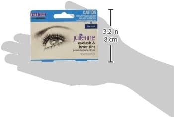 Julienne Eyelash and Eyebrow Permanent Blue Black 02 Colour Tint 15ml