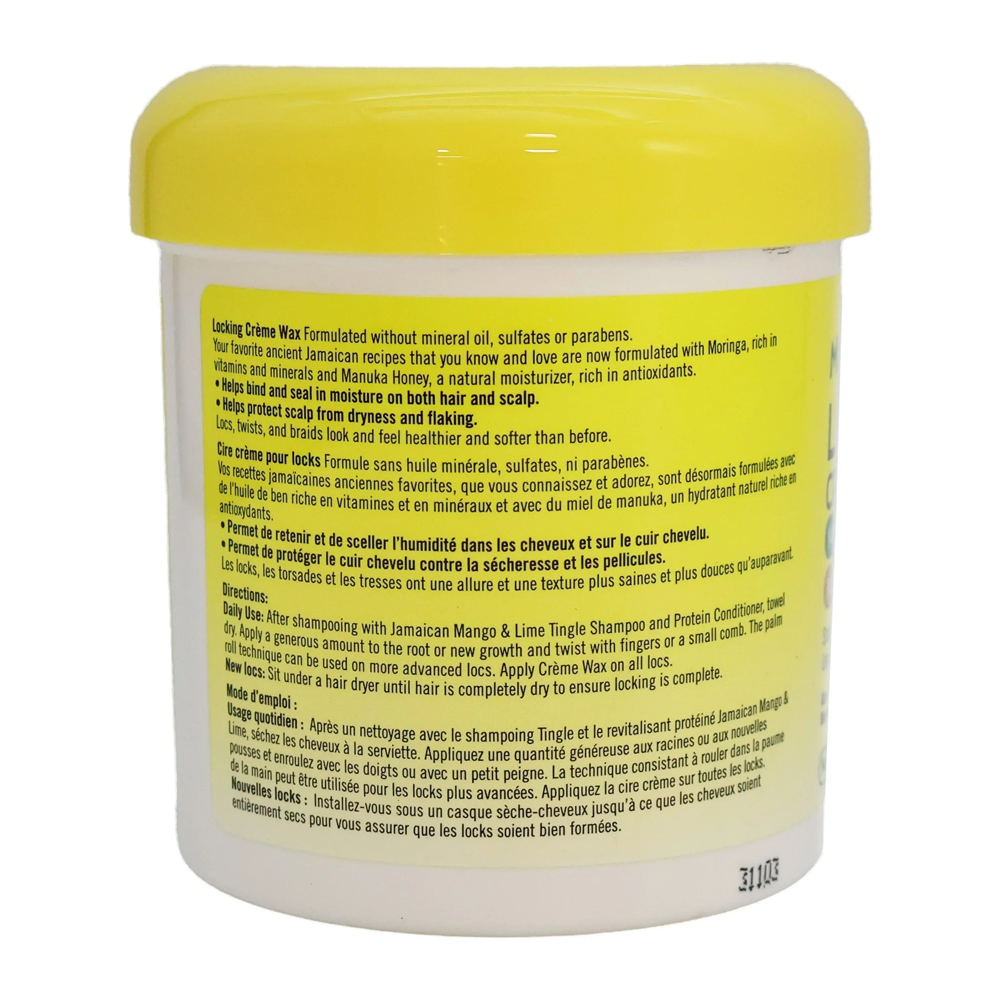 Jamaican Mango & Lime Locking Crème Wax, 6 Ounce