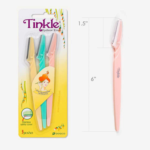 Profiline 3pcs pack mini eyebrow razors facial hair remover twinkle shape shaper, Women x-pression