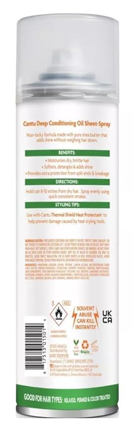 Cantu Shea Butter Oil Sheen,10 OZ, 284ml