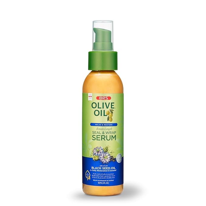 ORS Olive Oil Relax & Restore Retain Length Seal & Wrap Serum, 4oz