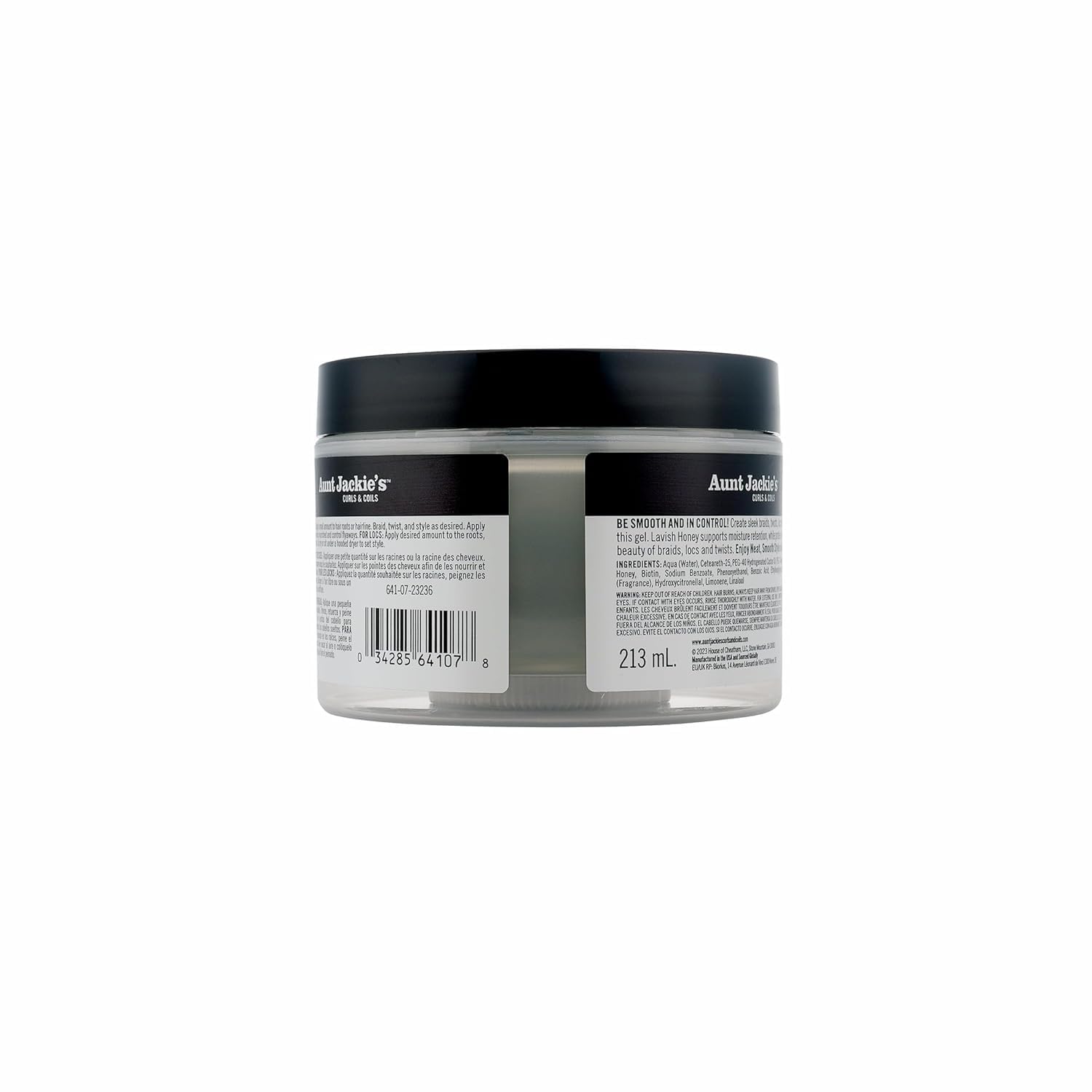 Aunt Jackie's Award-Winning Braid + Twist Collection Hold Tight Braid & Twist Gel with Extra Firm Hold, 7.5oz