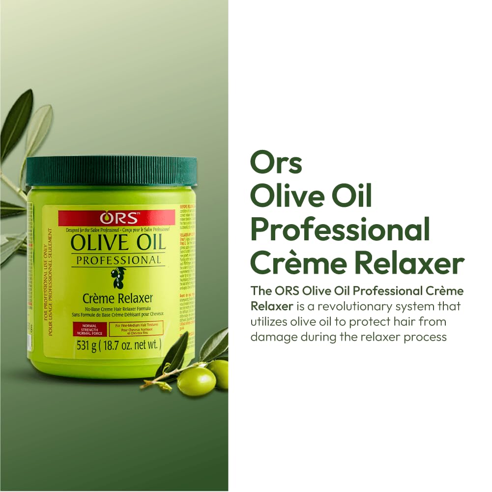 ORS Olive Oil Professional Crème Relaxer Normal Strength 18.75 Ounces, 531 ml