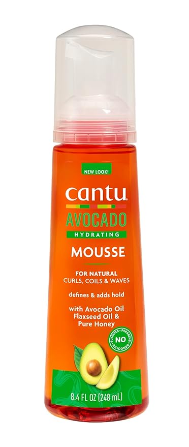 Cantu Avocado Hydrating Mousse, 8.4 fl oz (248 ml)