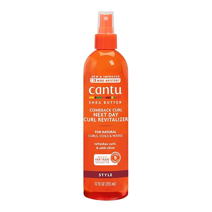 CANTU Comeback Curl Next Day Curl Revitalizer, 12 Fluid Ounce