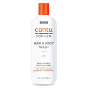 CANTU Men's 2-In-1 Shampoo and Bodywash, 400 ml