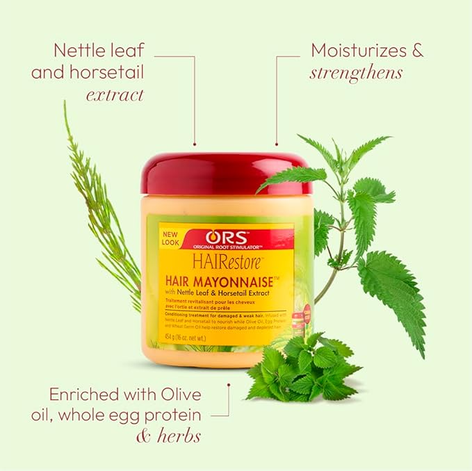 ORS Hairestore Hair Mayonnaise With Nettle And Horsetail Extract, 8 Ounce, 227 g