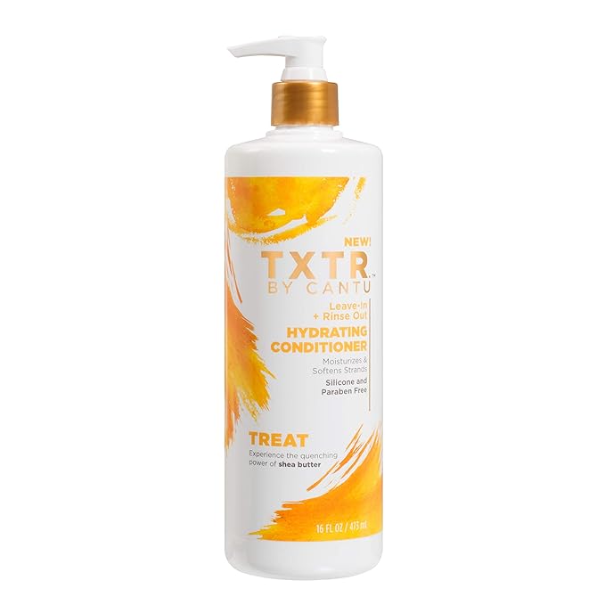 Cantu Txtr By Leave-in + Rinse Out Hydrating Conditioner - 16 Fl Oz (473 ml)