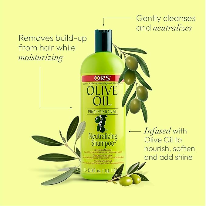 ORS Olive Oil Professional Neutralizing Shampoo 33.8 Ounce (Pack of 1)