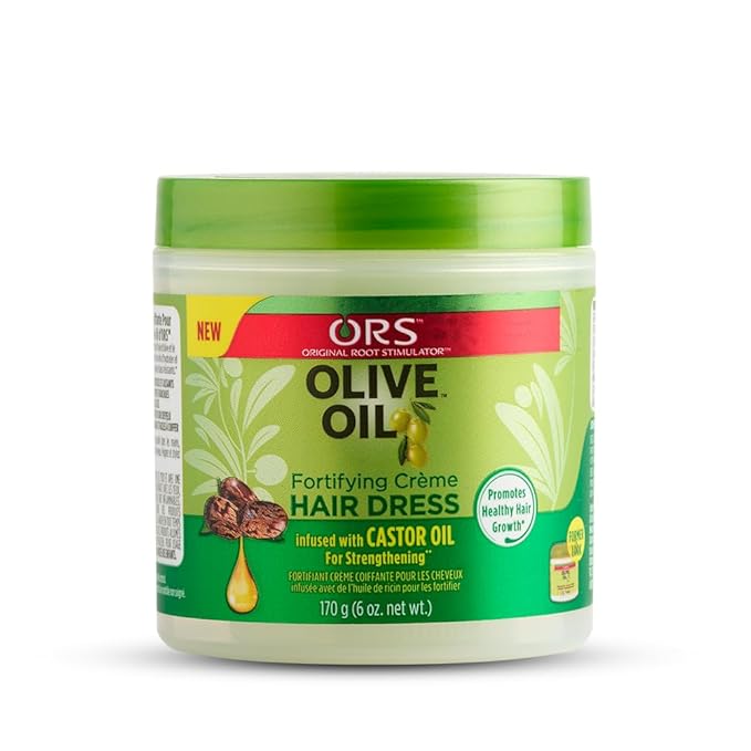 Organic Root Stimulator Olive Oil Hair Dress Cream, 6 Ounce, 170 g