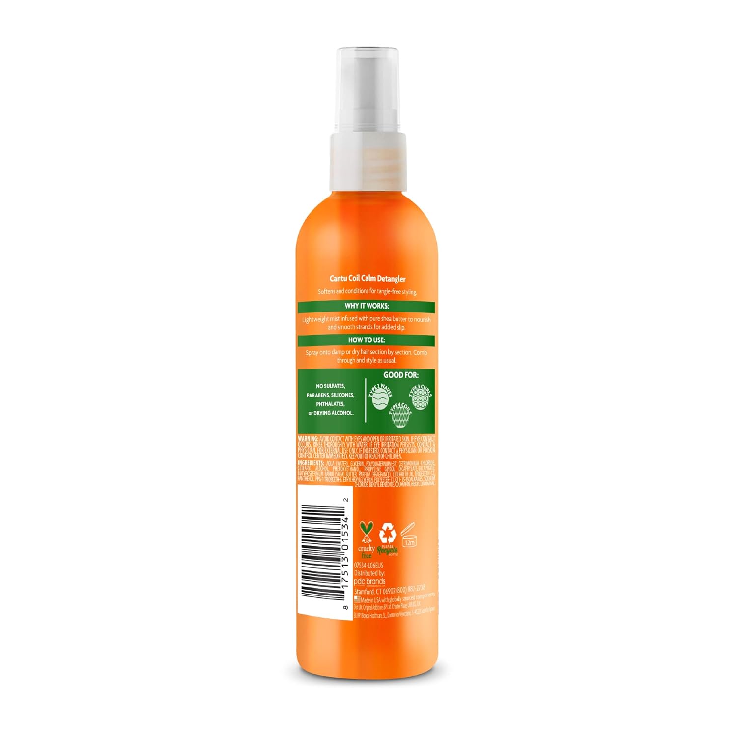 CANTU Coil Calm Detangler, 237 ml