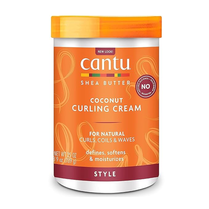 CANTU Shea Butter for Natural Hair Coconut Curling Cream, 25 fl oz (708 ml)