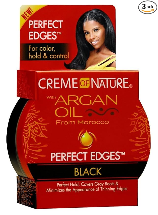 Crème Of Nature Argan Oil Perfect Edges Black 2.25 Ounce