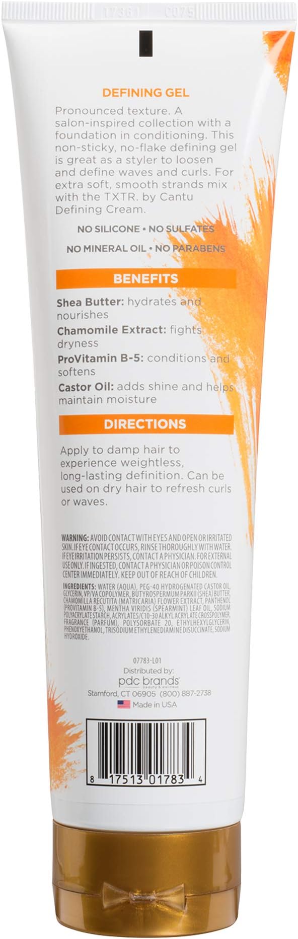 Cantu Txtr By Sleek Curls + Waves Defining Gel - 10oz, 283g