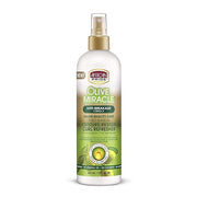 African Pride Olive Miracle 7-IN-1 Leave-In Moisture Restore Hair Curl Refresher, Provides Moisture & Helps Repair Natural Coils & Curls, Enriched with Olive & Tea Tree Oil, 12 oz