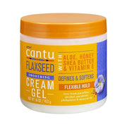 Cantu Flaxseed Smoothing Cream Gel With Aloe, Honey Shea Butter & Vitamin E, 453g