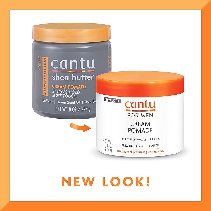 CANTU Shea Butter Men's Collection Cream Pomade, 227 g