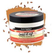 Aunt Jackie's Flaxseed Recipes Seal It Up, Hydrating Sealing Butter, Helps Prevent and Repair Damaged Hair, Jar, 7.5 Oz x-pression