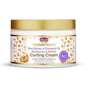 African Pride Shea Butter And Flaxseed Oil Moisture Miracle Curl Cream, Hydrate & Strengthen, 12oz x-pression