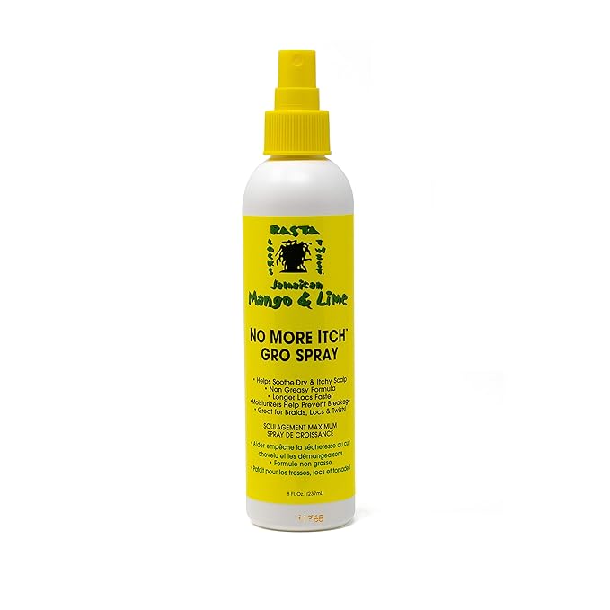Jamaican Mango & Lime No More Itch Gro Spray, 8 Ounce x-pression