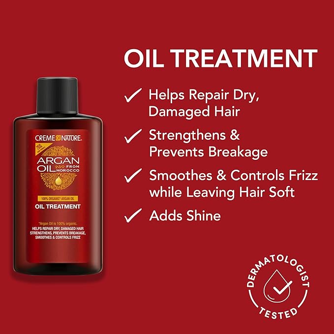 Crème of Nature Argan Oil Treatment, 3 Ounce x-pression