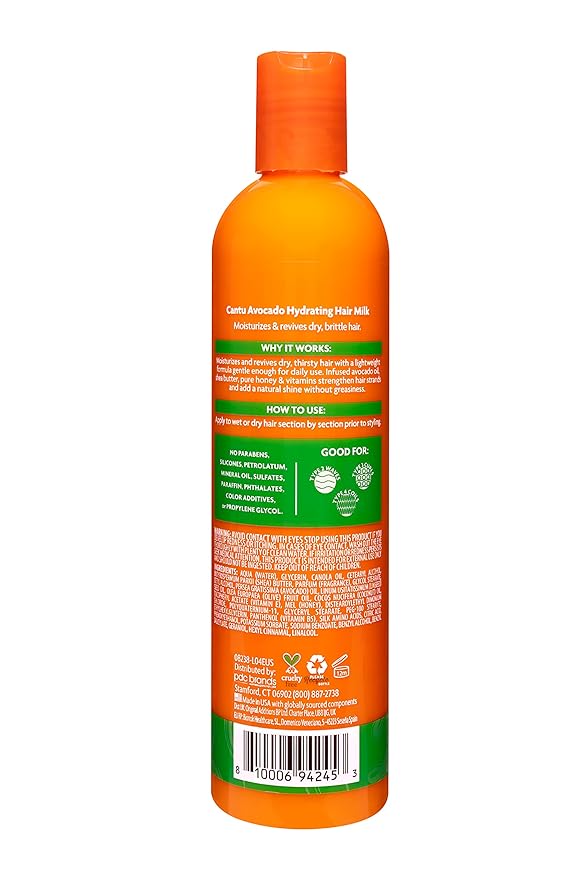 Cantu Avocado Lightweight Hair Milk Hydrating 12 Ounce (354ml)