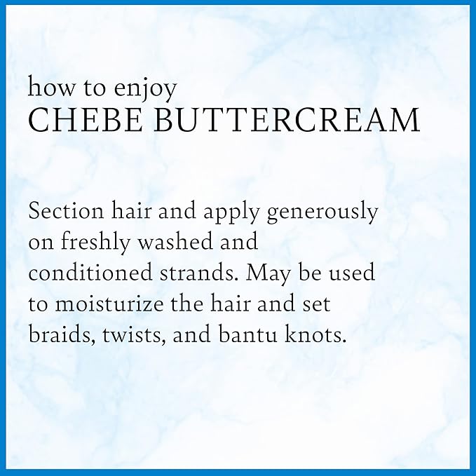 Camille Rose Black Castor Oil & Chebe Buttercream, Strengthening and Styling Butter to Restore Moisture for Thick, Textured Hair, 8 oz