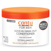 CANTU Shea Butter Men's Collection Leave In Conditioner, 370 ml