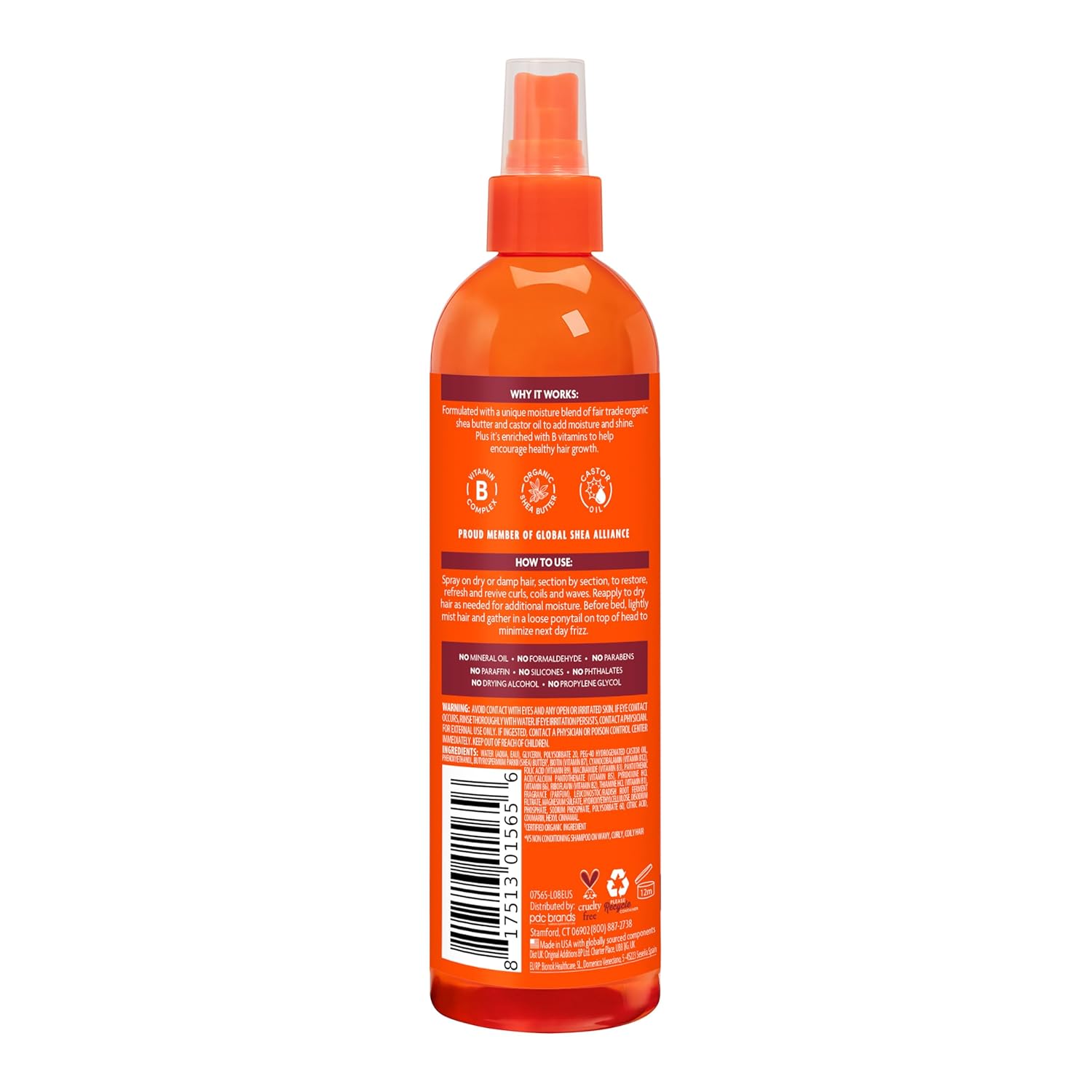 CANTU Comeback Curl Next Day Curl Revitalizer, 12 Fluid Ounce