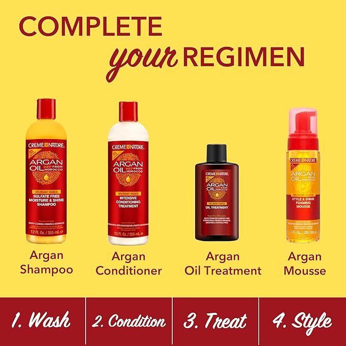 Crème of Nature Argan Oil Treatment, 3 Ounce x-pression