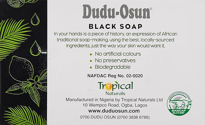 Dudu Osun Tropical Natural Black Soap, 150 g x-pression