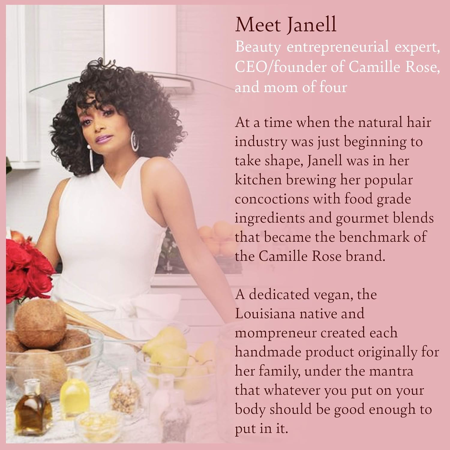 Camille Rose Clean Rinse Shampoo, with Honey and Peppermint to Moisturize and Clarify, for all Hair Types, 8 oz x-pression
