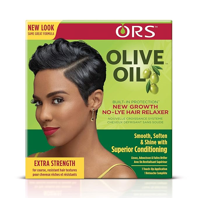 ORS Olive Oil Build-In Protection New Growth No-Lye Hair Relaxer - Extra Strength