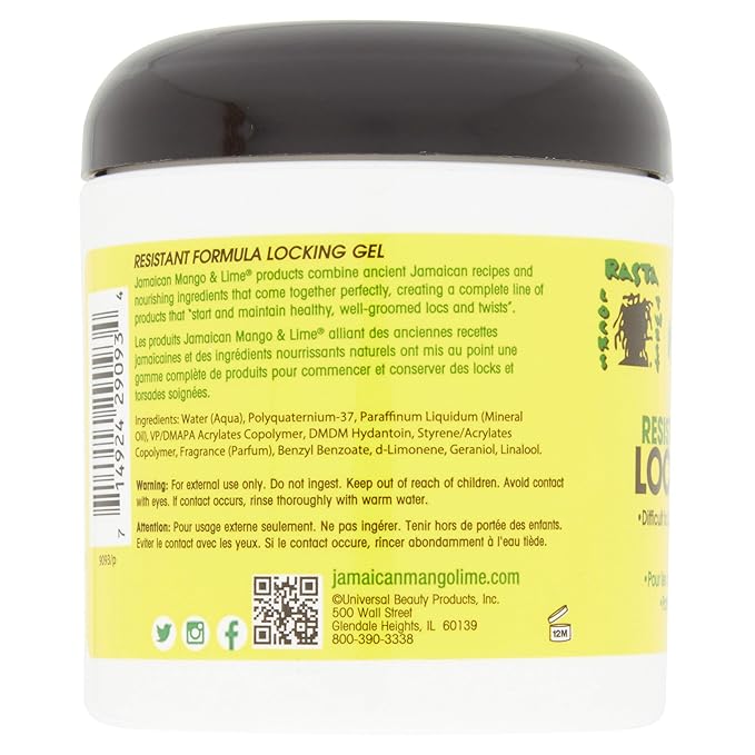 Jamaican Mango & Lime Resistant Formula Locking Gel, 6 Ounce by Jamaican Mango & Lime