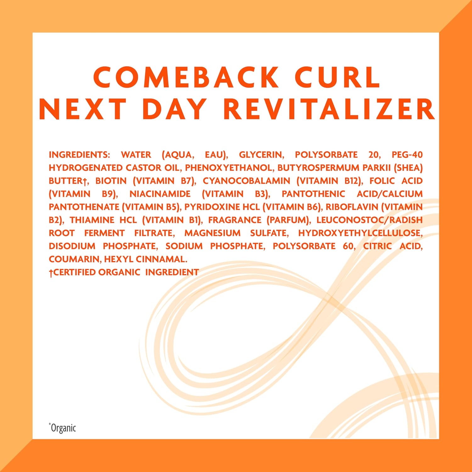 CANTU Comeback Curl Next Day Curl Revitalizer, 12 Fluid Ounce