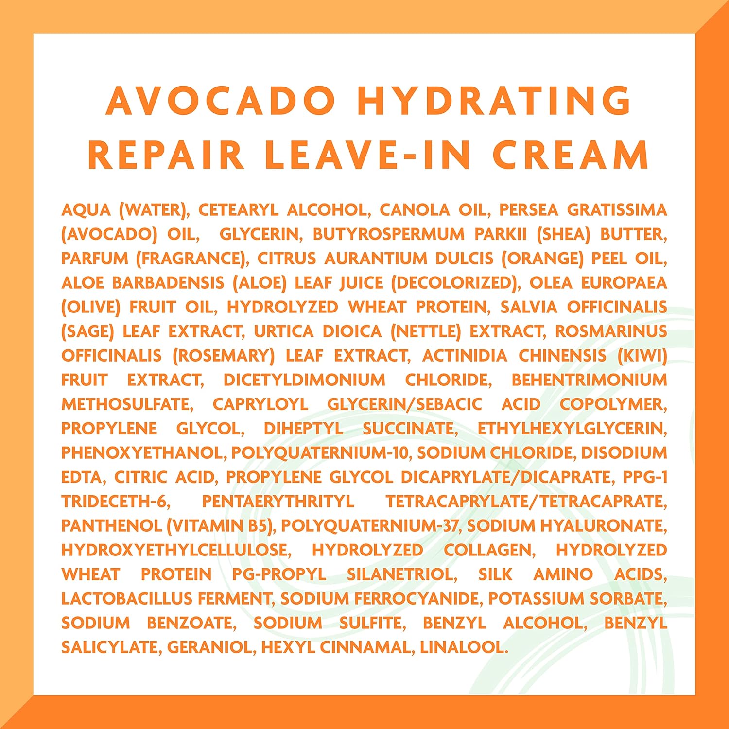 Cantu Avocado Hydrating Repair Leave-In Conditioning Cream, 12 Ounce(340 g)