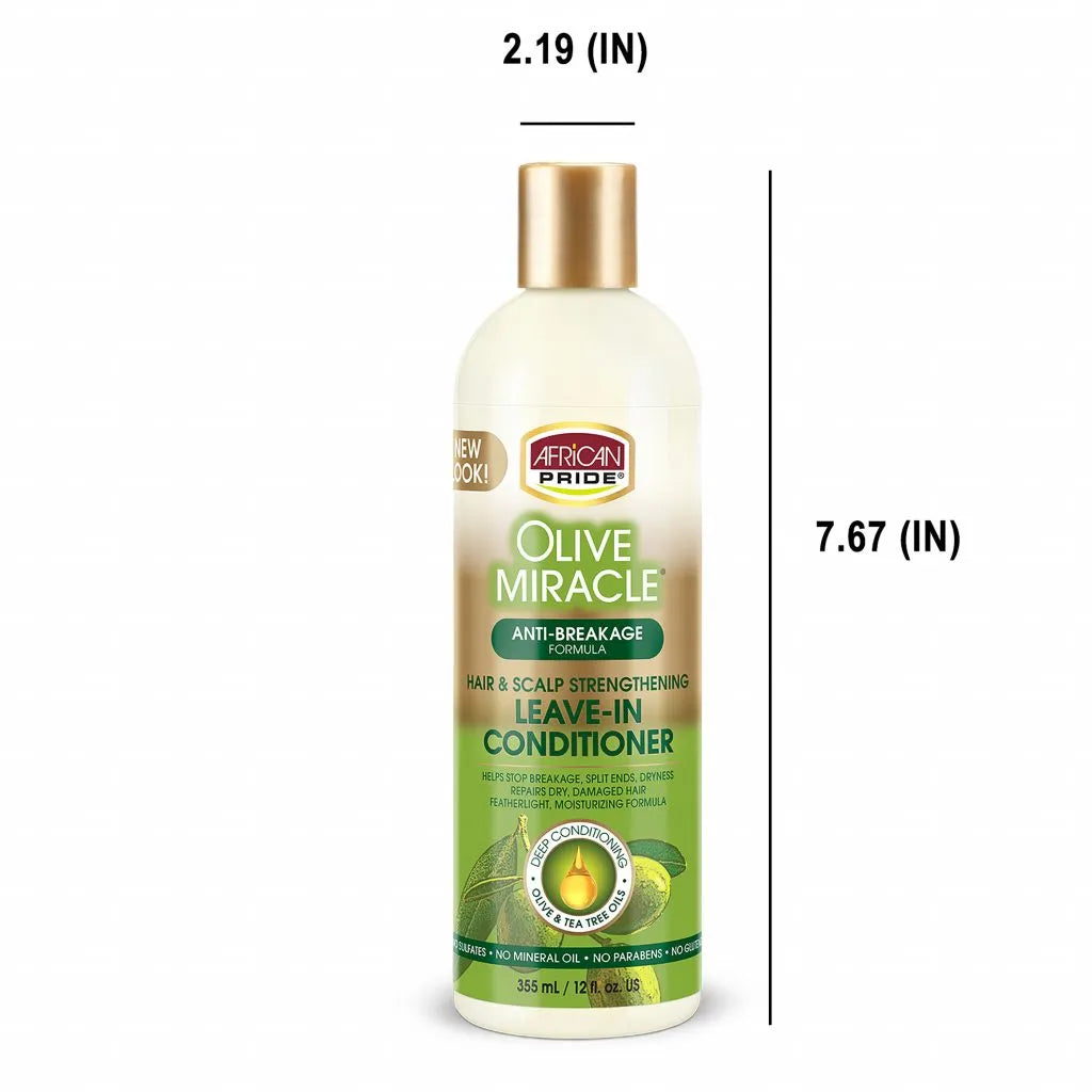 African Pride Olive Miracle Leave in Conditioner, 12 Oz [Personal Care]