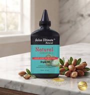 Salon Ultimate Natural Argan Oil for Hair & Scalp | 59ml (2fl. oz) Cold-Pressed Treatment for Hair Growth, Frizz Control & Shine