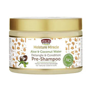 African Pride Moisture Miracle Aloe, Coconut Water Detangle and Condition Pre-Shampoo (12 Oz) My Store