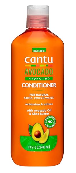 Cantu Avocado Sulfate Free Cream Conditioner with Avocado Oil & Shea Butter, 13.5 Fl Oz