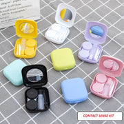 Mini Contact Lens Case Pocket Size Storage Holder Holiday Kit UK x-pression
