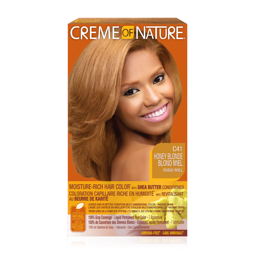 Creme Of Nature Color C41 Honey Blonde Kit, 1 Application x-pression