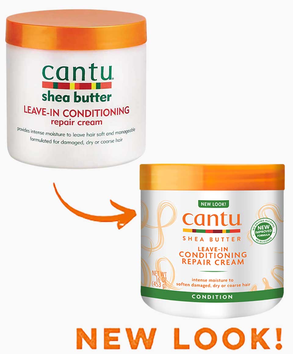 Cantu Shea Butter Leave-In Conditioning Repair Cream, 2 Oz (57 ml)