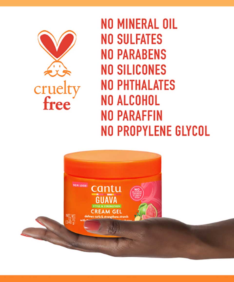 Cantu Guava Style & Strengthen, Cream Gel, 12 oz (340 g)