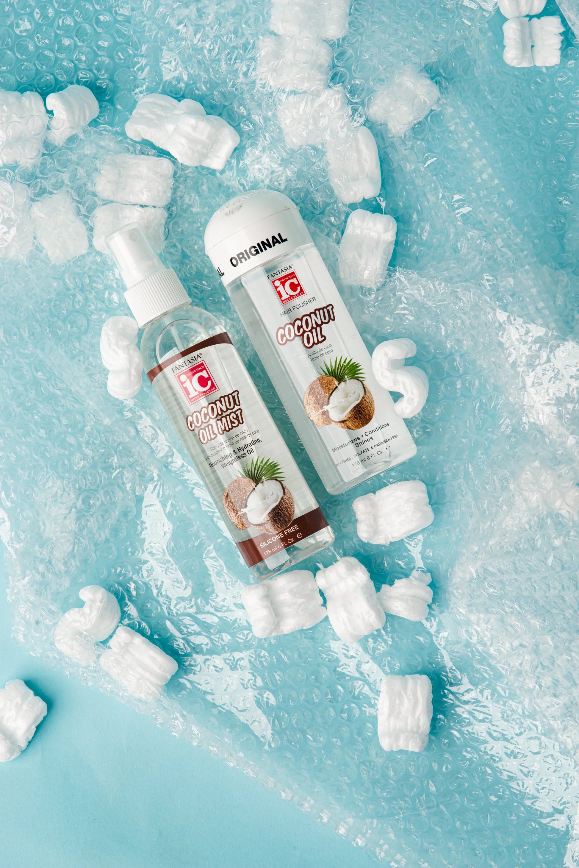 IC Fantasia Ic Hair Polisher 6oz Coconut Oil , 6 FL Oz , 178 mL x-pression