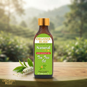 Organix Bliss Tea Tree Hair & Scalp Oil — 100% Pure Natural Tea Tree Oil for Hair Growth, Anti-Dandruff, Itchy Scalp Treatment (Unisex) — 150ml