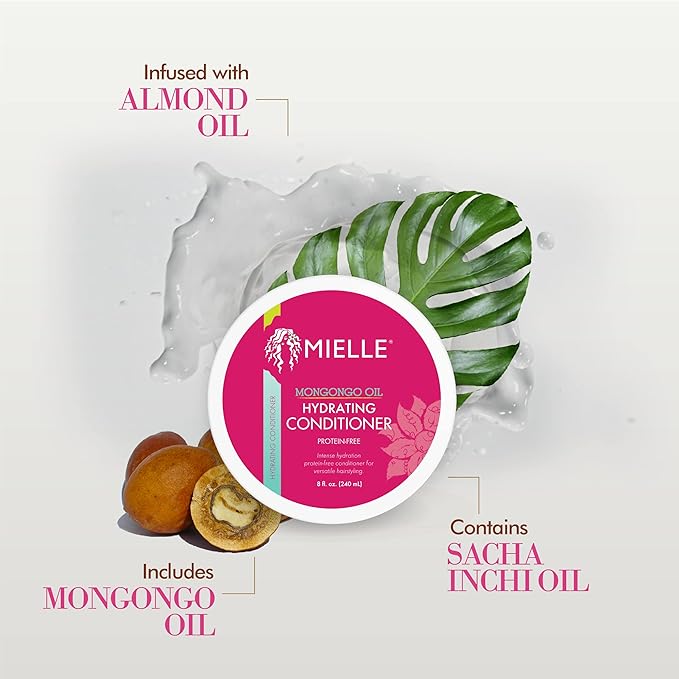 Mielle Organics Mongongo Oil Hydrating Conditioner , 8oz x-pression